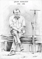 Portret Geoffa Hamiltona, rysunek Monika Jadczak