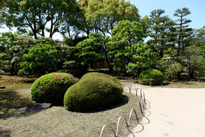 Ogrody przy zamku Nijō, Kyōto